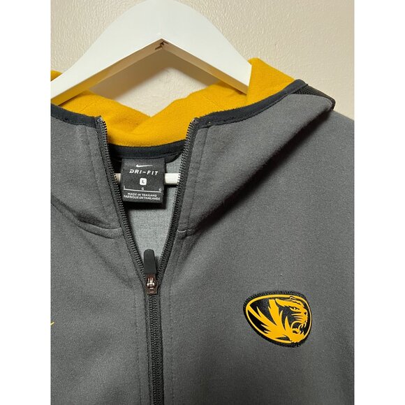 Nike‎ Team Issue Missouri Tigers Full Zip Hoodie - Size L - Picture 2 of 4